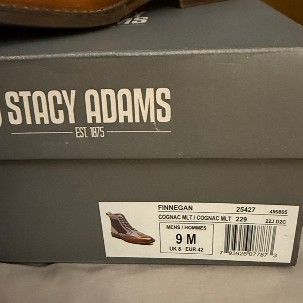 Stacy Adams Cognac Multi-Tone Shoes